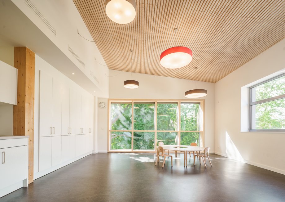 Neubau Kindertagesstätte AlvoLewa Flensburg - Innenansicht