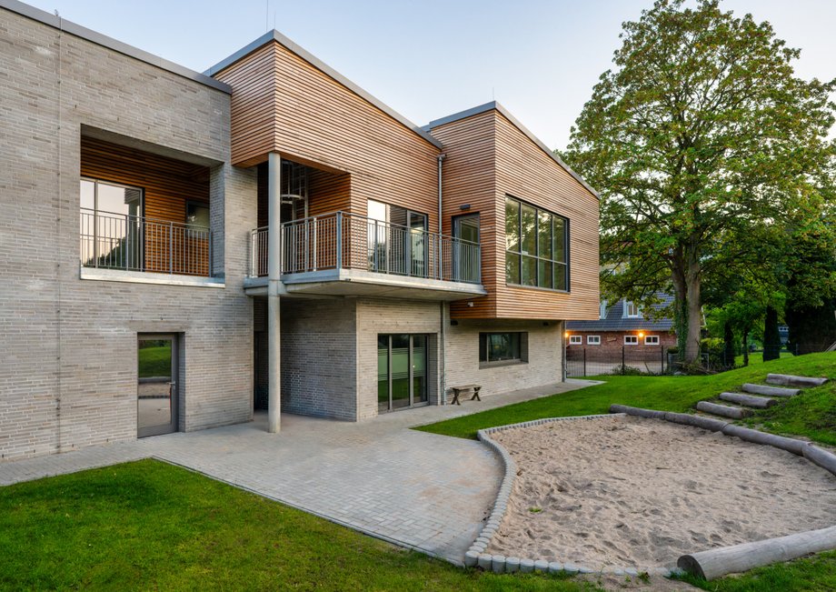 Neubau Kindertagesstätte AlvoLewa Flensburg - Außenansicht