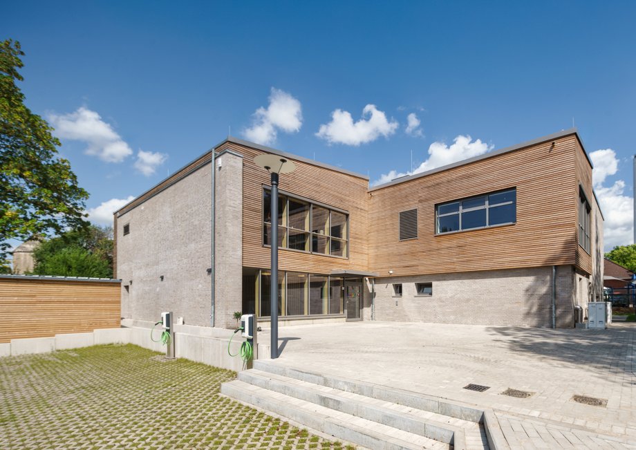 Neubau Kindertagesstätte AlvoLewa Flensburg - Außenansicht